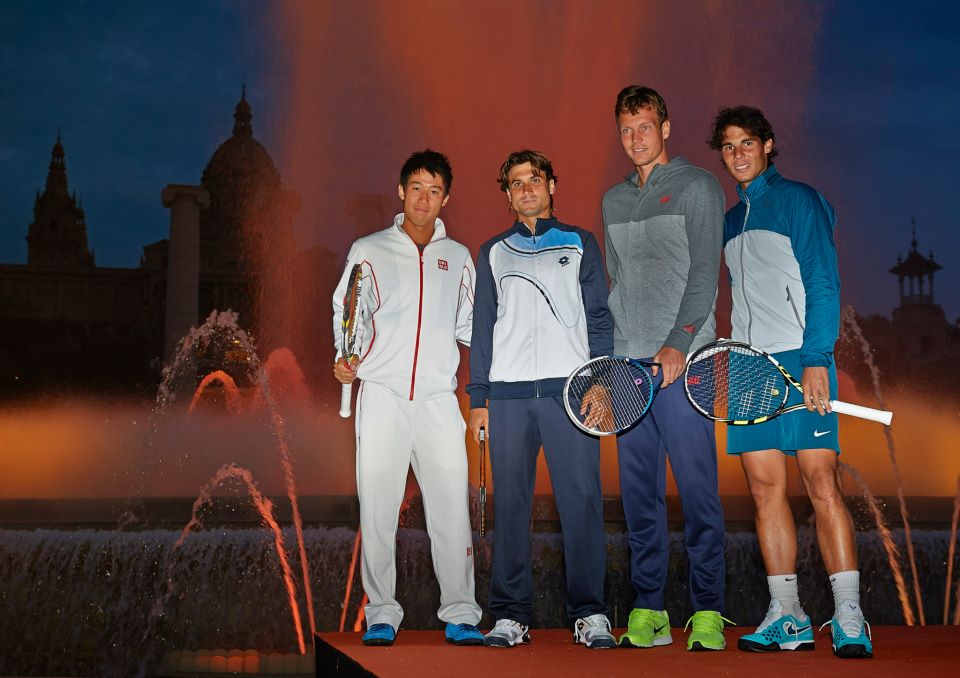 Nadal, Ferrer, Nishikori, Berdych