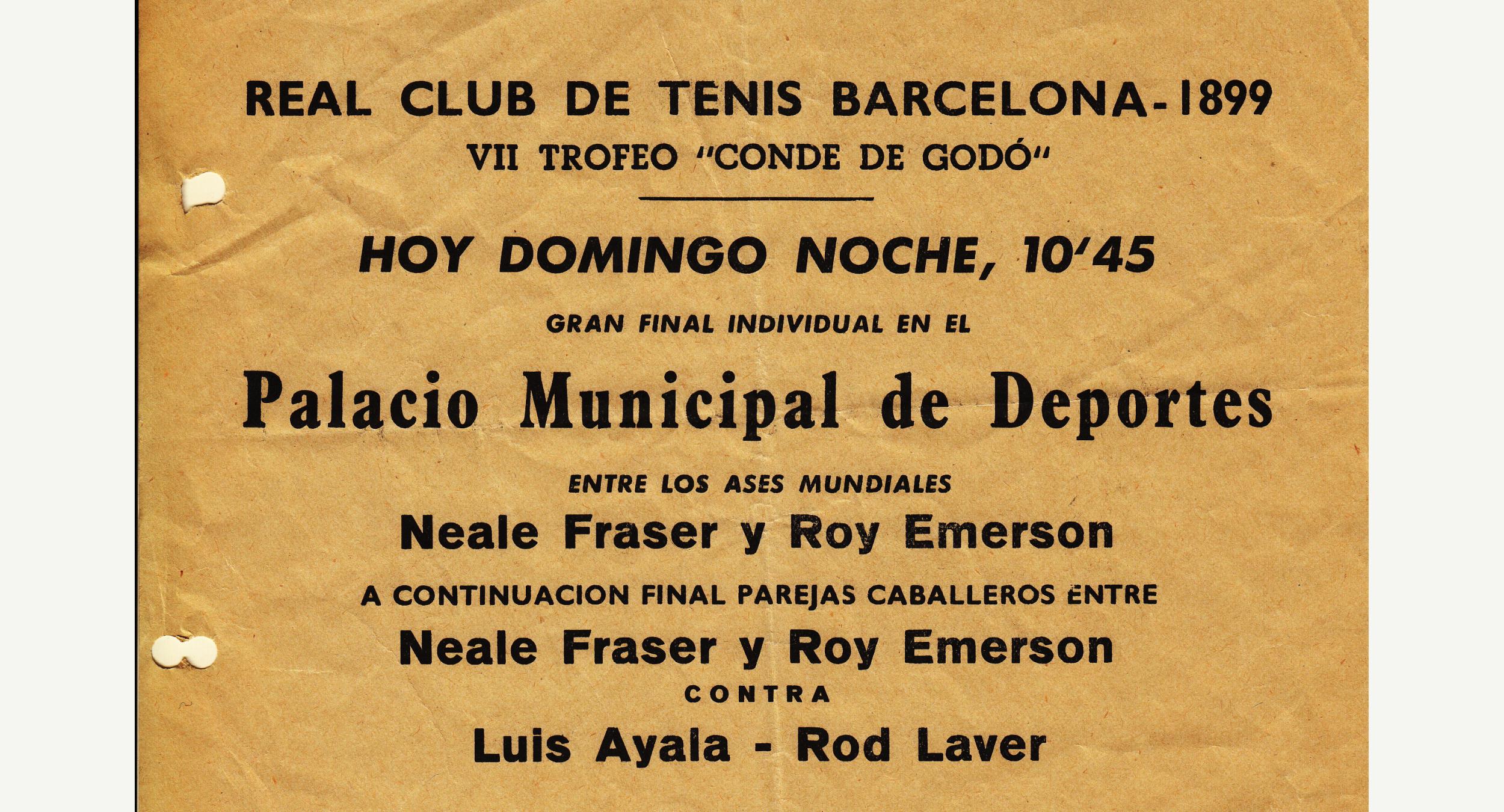 1959 Aviso Palacio de Deportes