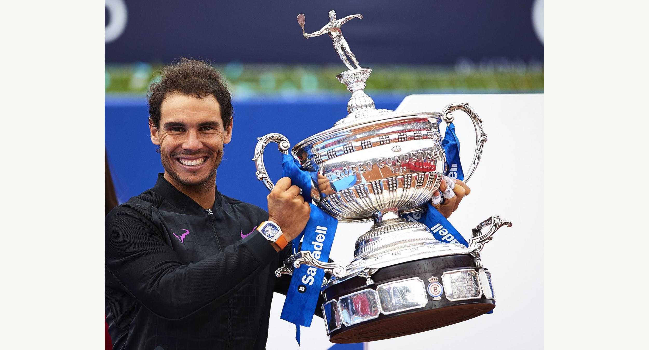 Rafa Nadal trofeo
