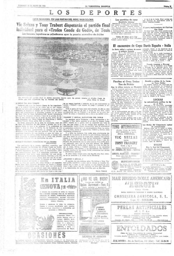 1954 La Vanguardia 16 mayo