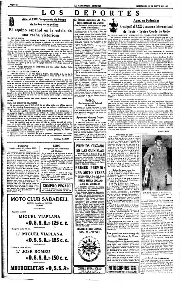 1957 La Vanguardia 15 mayo