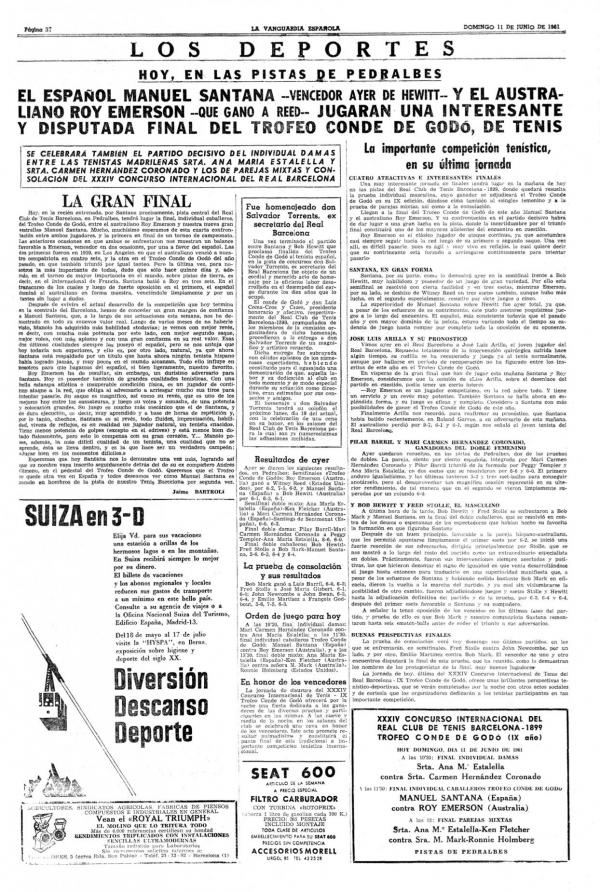 1961 La Vanguardia 11 de Junio 