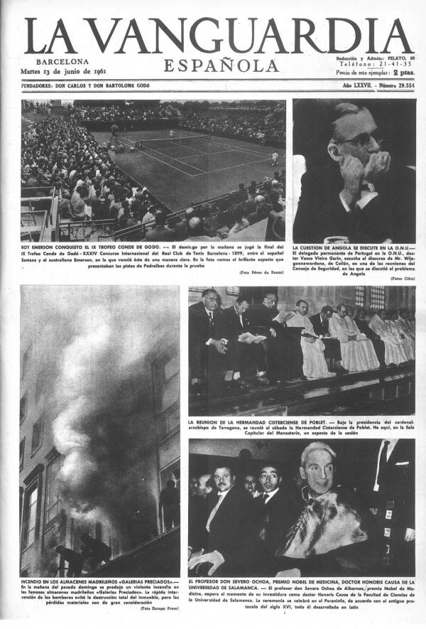 1961 La Vanguardia 13 de Junio 