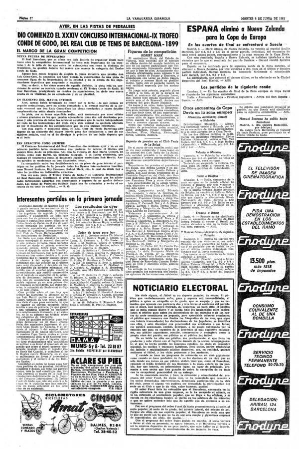 1961 La Vanguardia 6 de Junio 