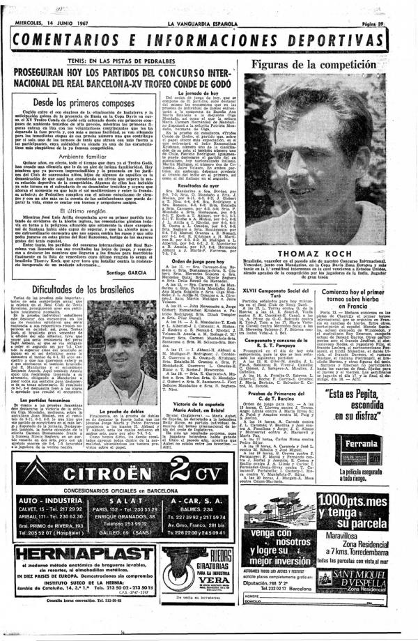 1967 La Vanguardia 14 de junio
