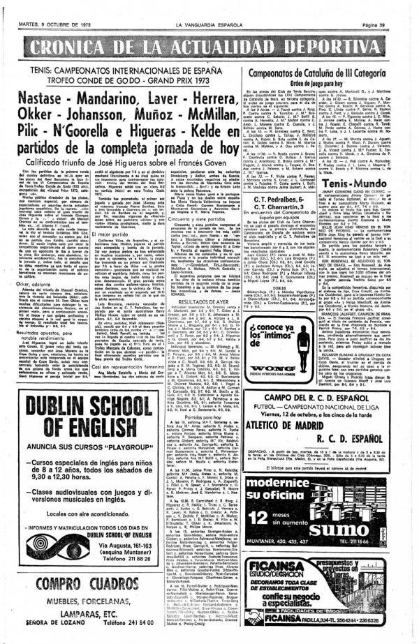1973 La Vanguardia 9 de octubre