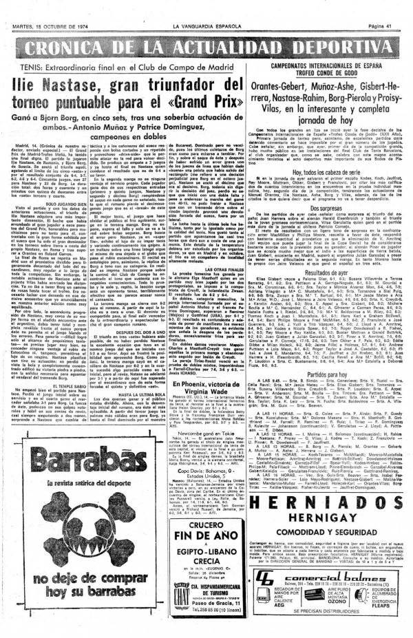 1974 La Vanguardia 15 de octubre