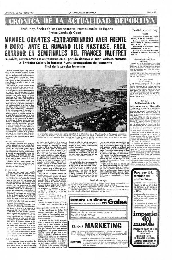 1974 La Vanguardia 20 de octubre