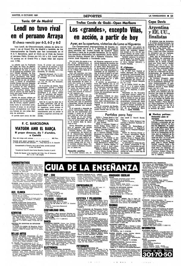 1981 La Vanguardia 6 octubre