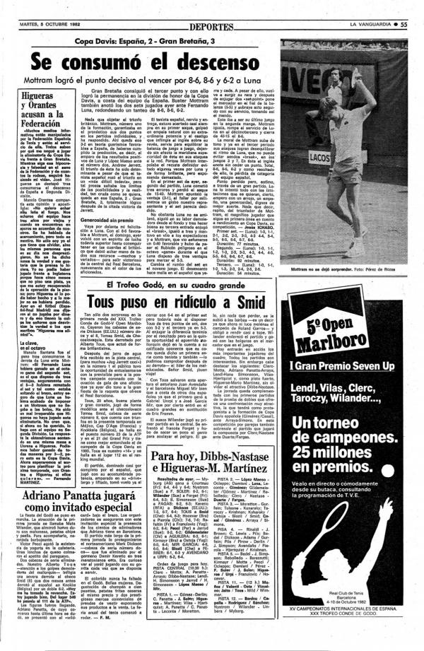 1982 La Vanguardia 5 octubre