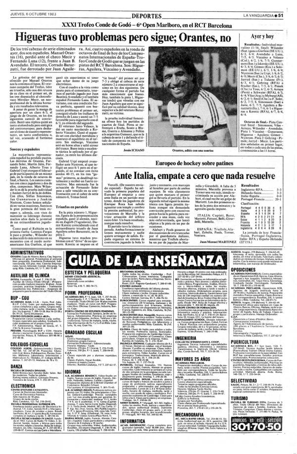 1983 La Vanguardia 6 octubre