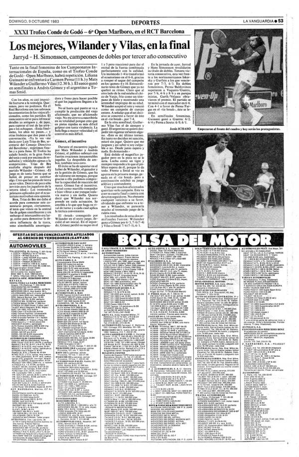 1983 La Vanguardia 9 octubre