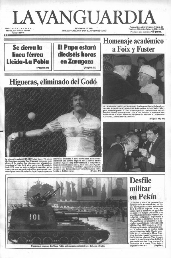 1984 La Vanguardia 2 octubre