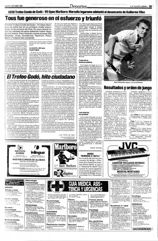 1984 La Vanguardia 5 octubre