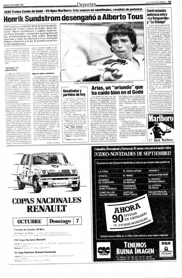 1984 La Vanguardia 6 octubre
