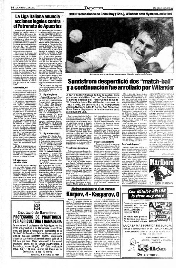 1984 La Vanguardia 7 octubre