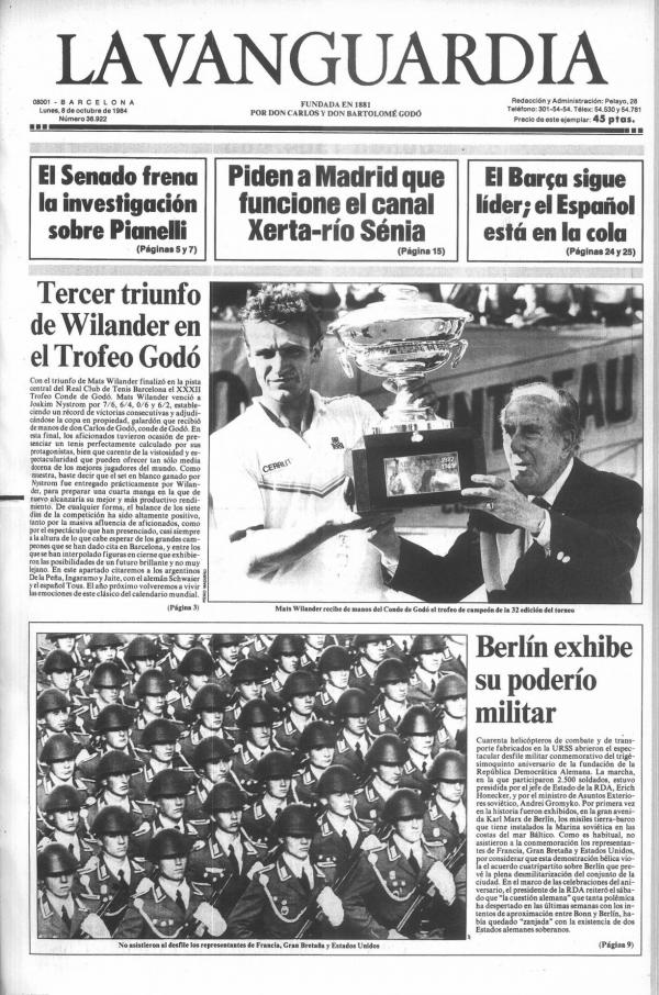 1984 La Vanguardia 8 octubre