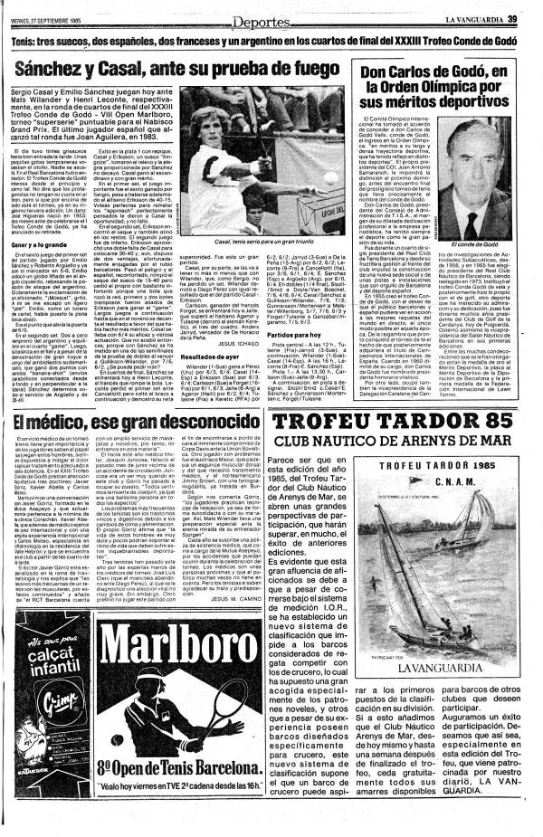 1985 La Vanguardia 27 septiembre