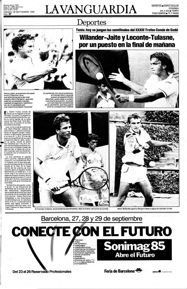 1985 La Vanguardia 28 septiembre