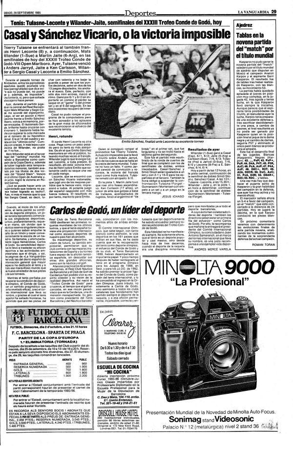 1985 La Vanguardia 28 septiembre