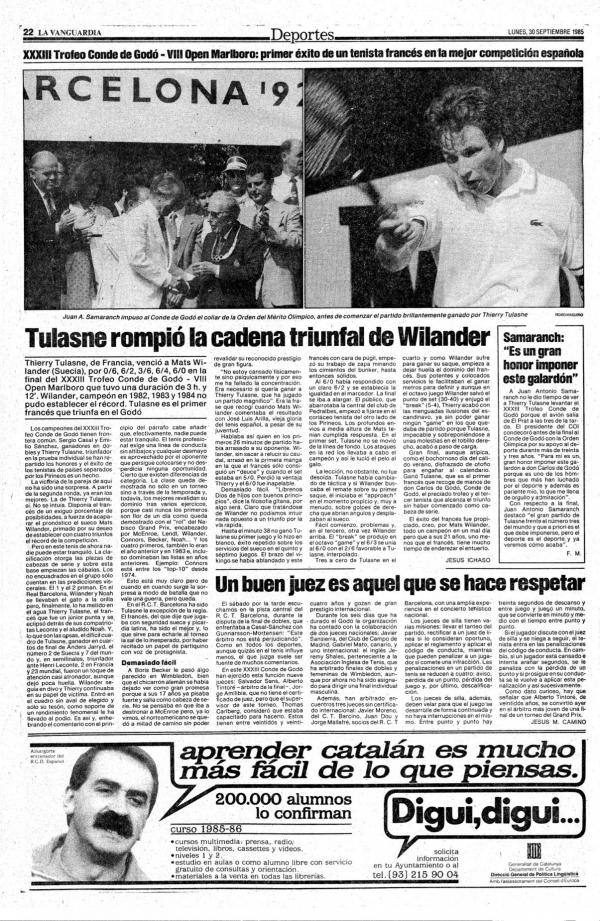 1985 La Vanguardia 30 septiembre