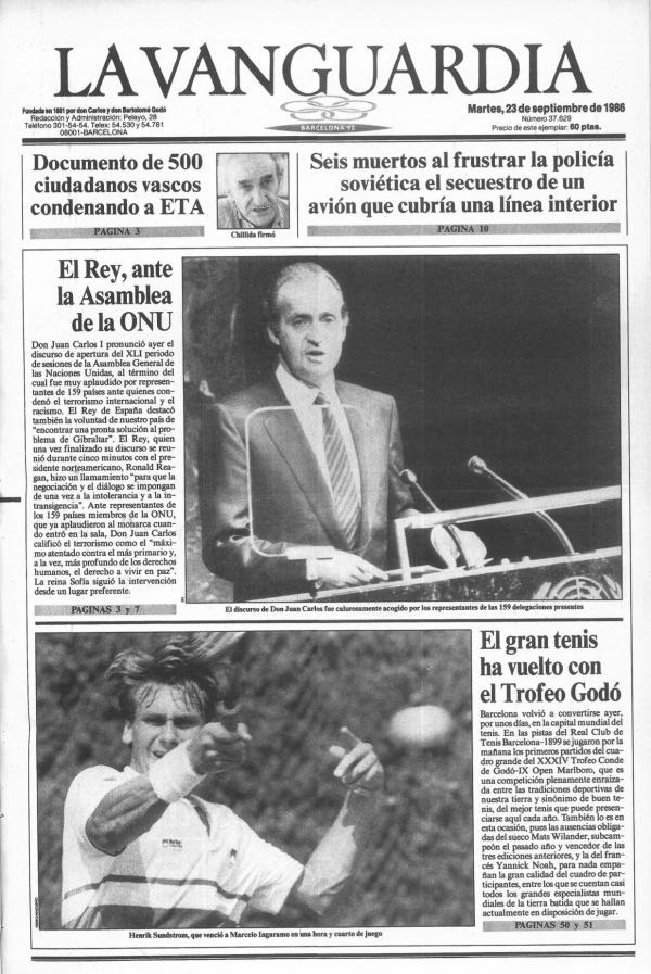 1986 La Vanguardia 23 septiembre