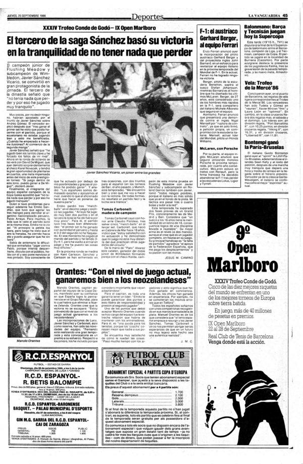 1986 La Vanguardia 25 septiembre