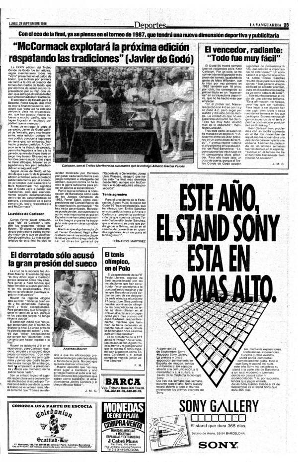 1986 La Vanguardia 29 septiembre