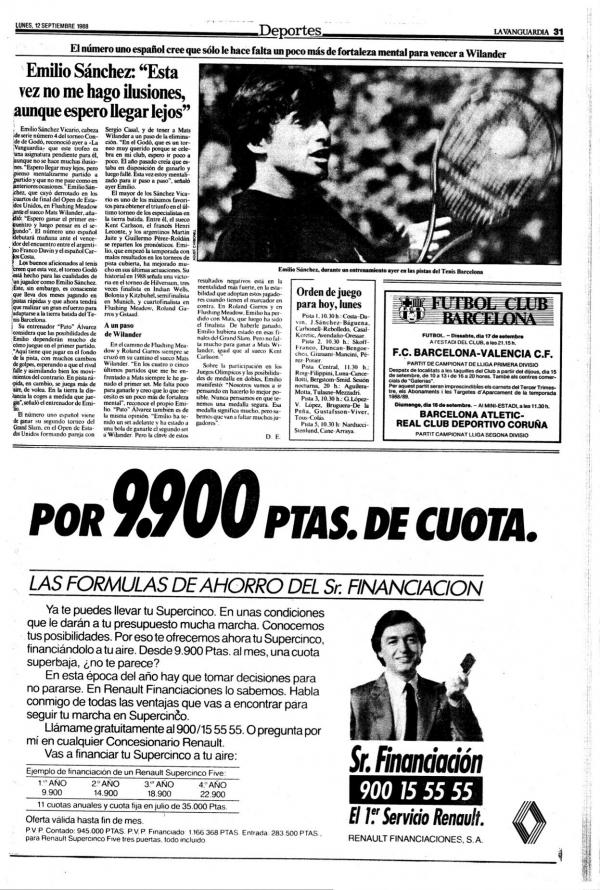 1988 La Vanguardia 12 septiembre