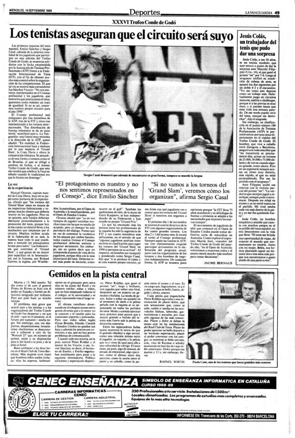1988 La Vanguardia 14 septiembre