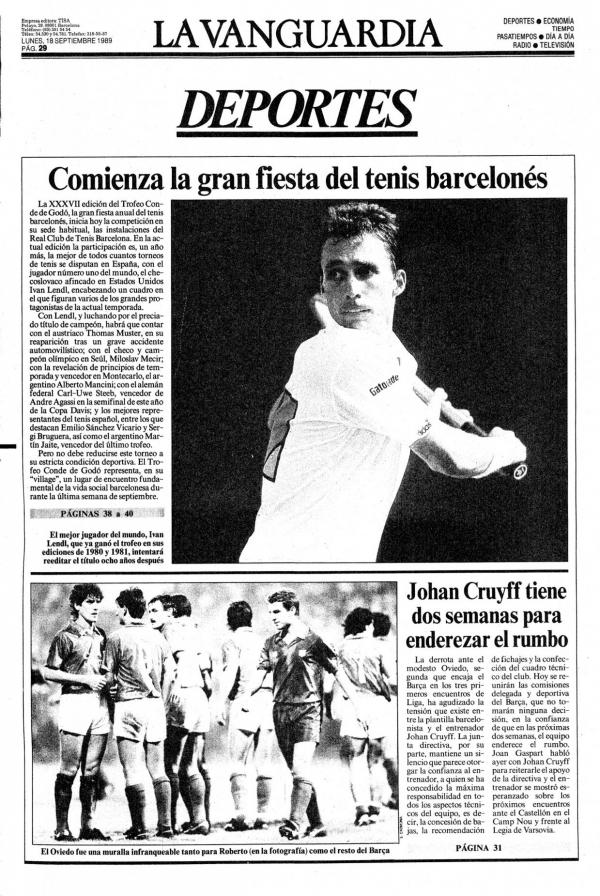 1989 La Vanguardia 18 septiembre