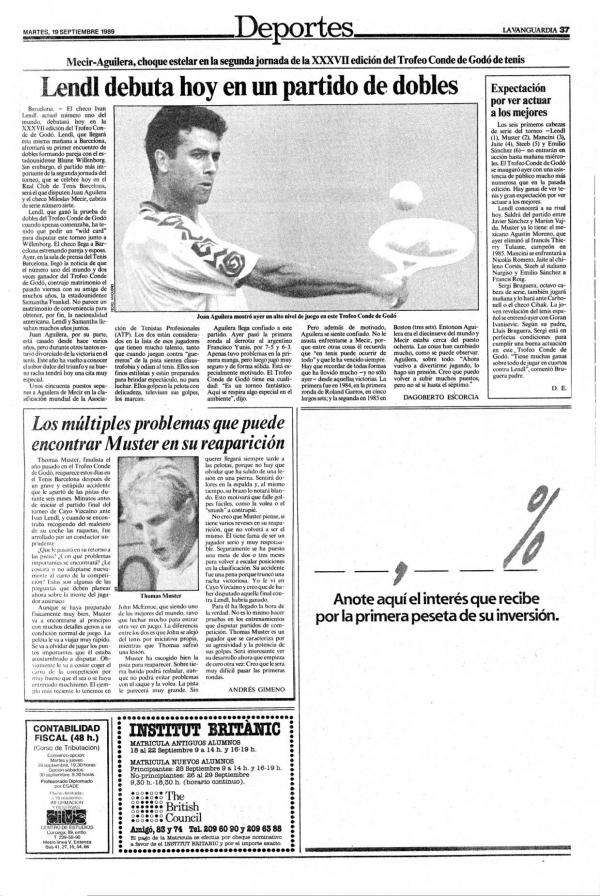 1989 La Vanguardia 19 septiembre