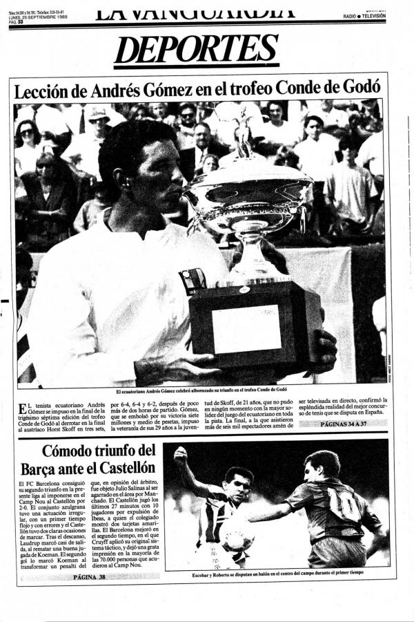 1989 La Vanguardia 25 septiembre