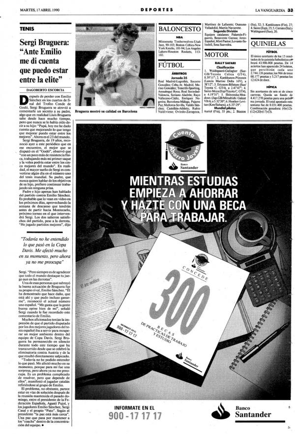 1990 La Vanguardia 17 abril