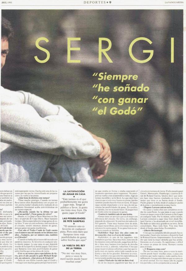 1995 La Vanguardia 10 abril
