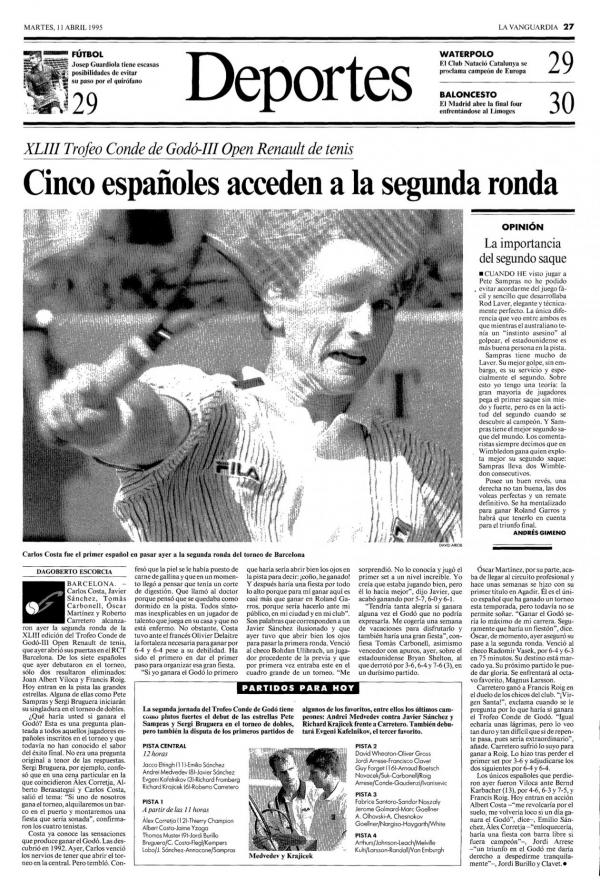 1995 La Vanguardia 11 abril