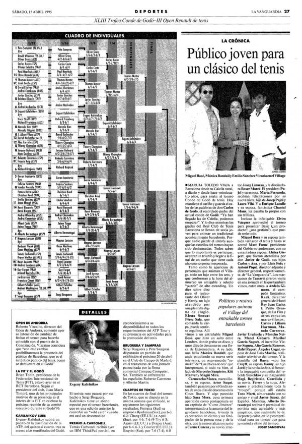 1995 La Vanguardia 15 abril