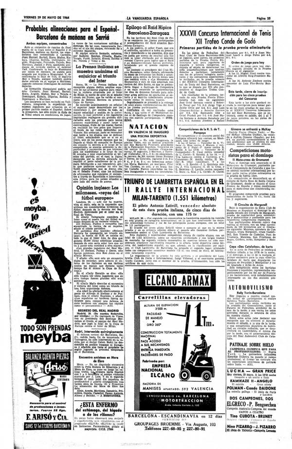 1964 La Vanguardia 29 de mayo