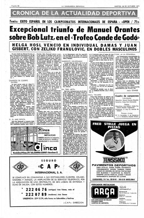1971 La Vanguardia 26 de octubre