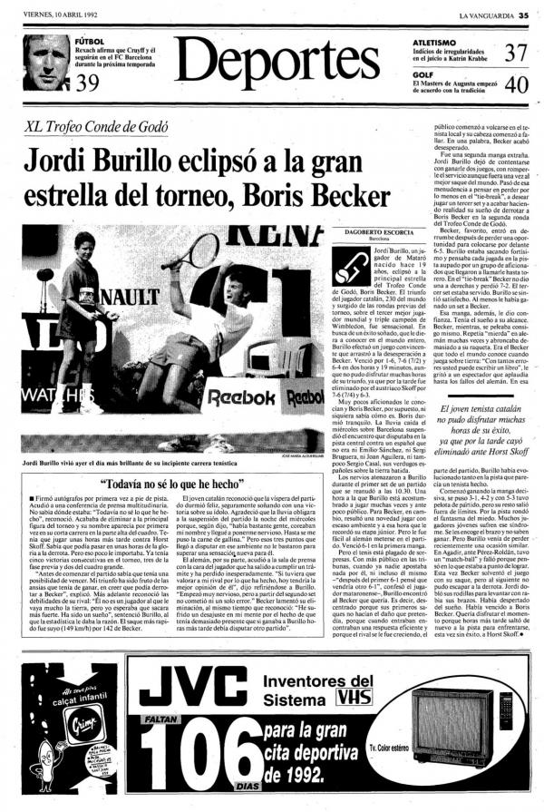 1992 La Vanguardia 10 abril