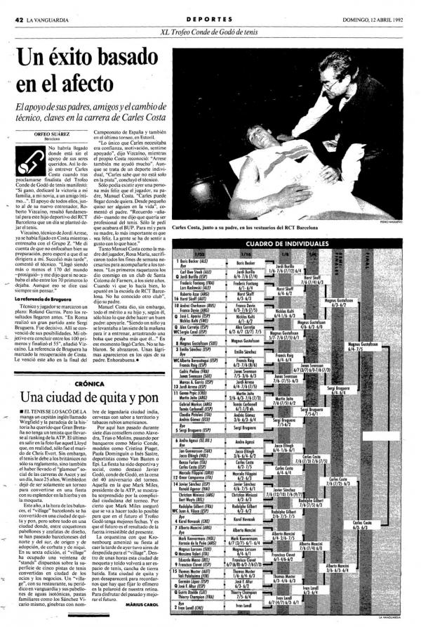 1992 La Vanguardia 12 abril