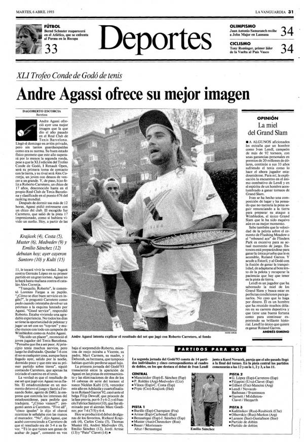 1993 La Vanguardia 6 abril