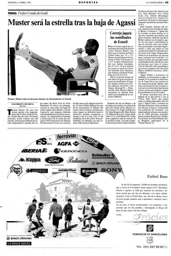 1996 La Vanguardia 13 abril