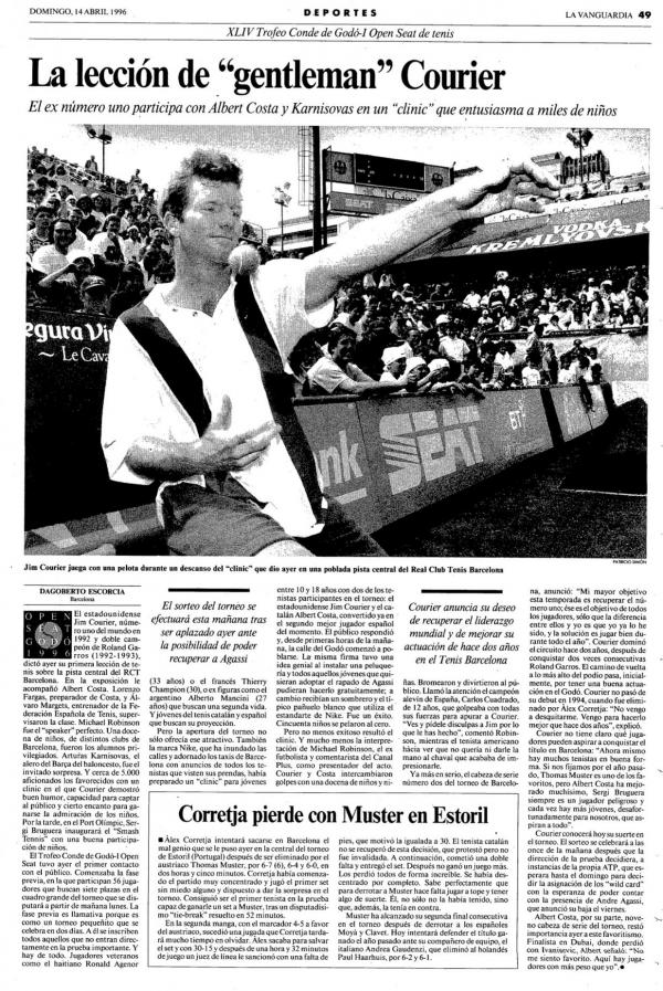 1996 La Vanguardia 14 abril
