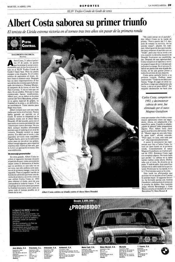 1996 La Vanguardia 16 abril