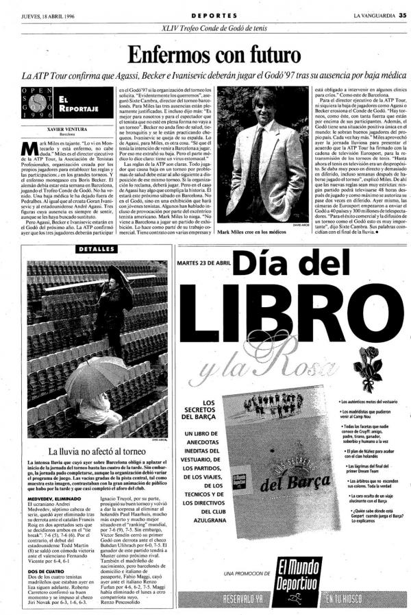 1996 La Vanguardia 18 abril
