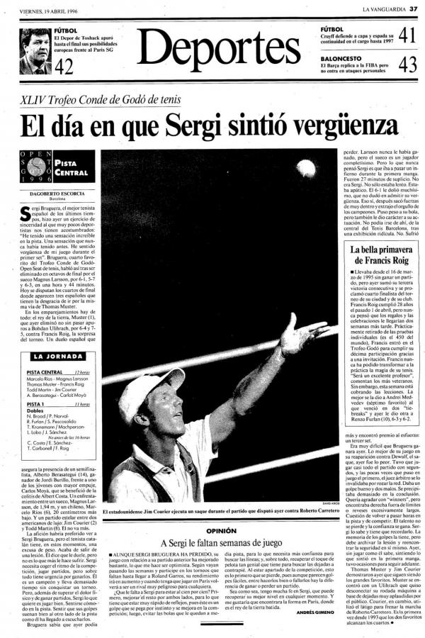 1996 La Vanguardia 19 abril
