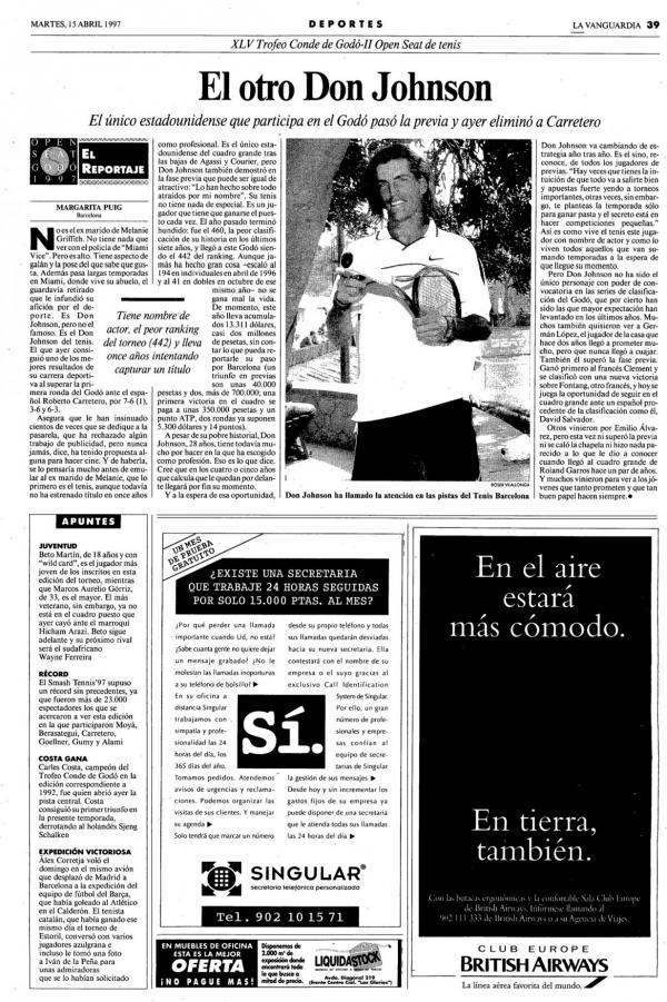 1997 La Vanguardia 15 abril
