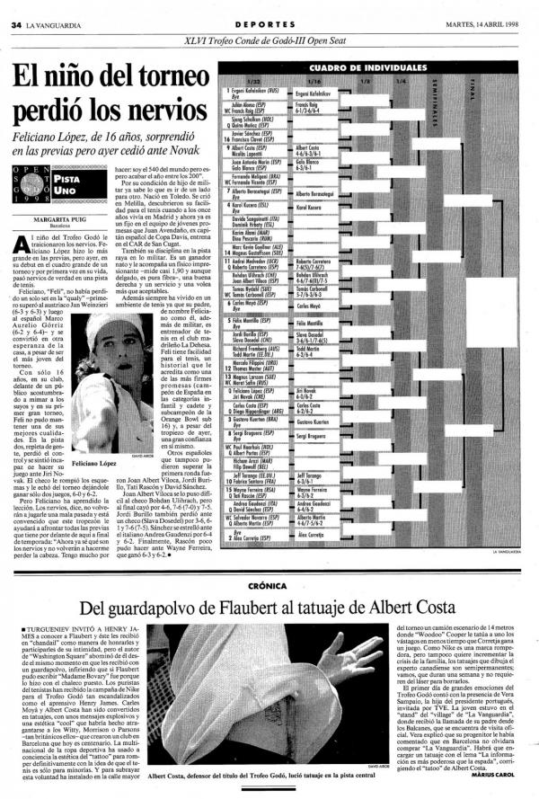 1998 La Vanguardia 14 abril