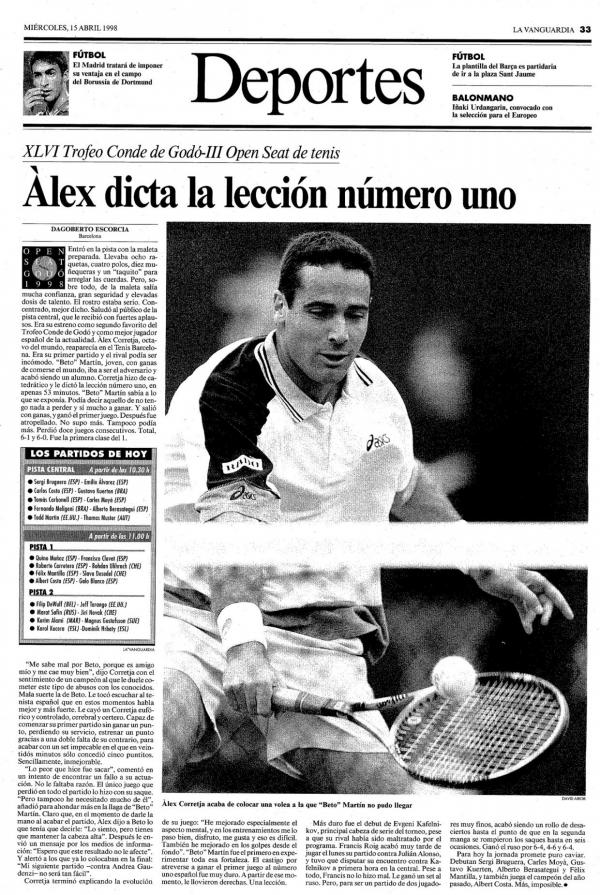 1998 La Vanguardia 15 abril